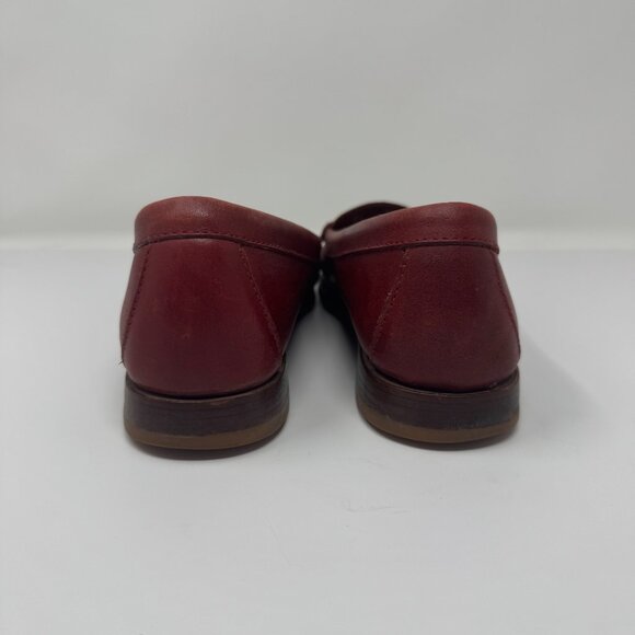 Bass Weejuns Ziggy II Red Leather US 8.5 - Picture 6 of 9